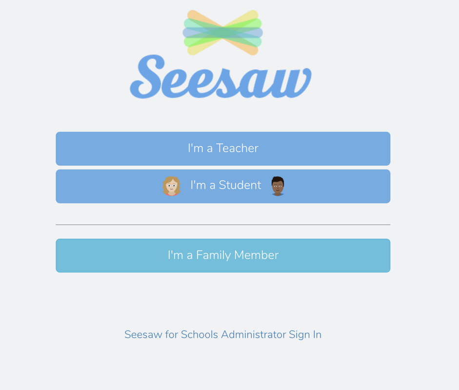 Image of Seesaw - keeping us connected!