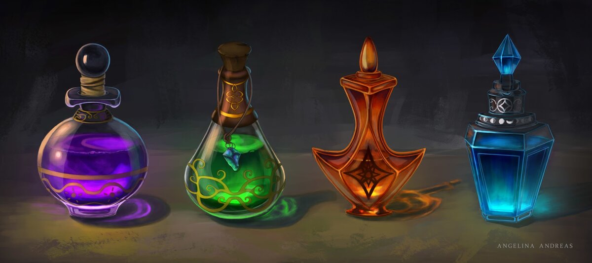 Image of Our latest potion creations for our topic.