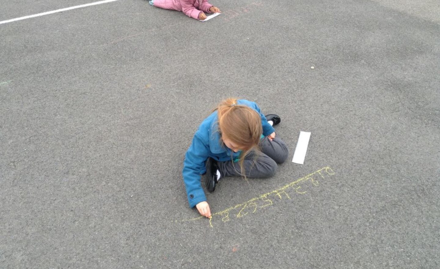 Image of Learning how to use a number line!